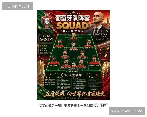 葡萄牙2026世界杯阵容深度解析 C罗领衔的黄金一代能否圆梦美加墨